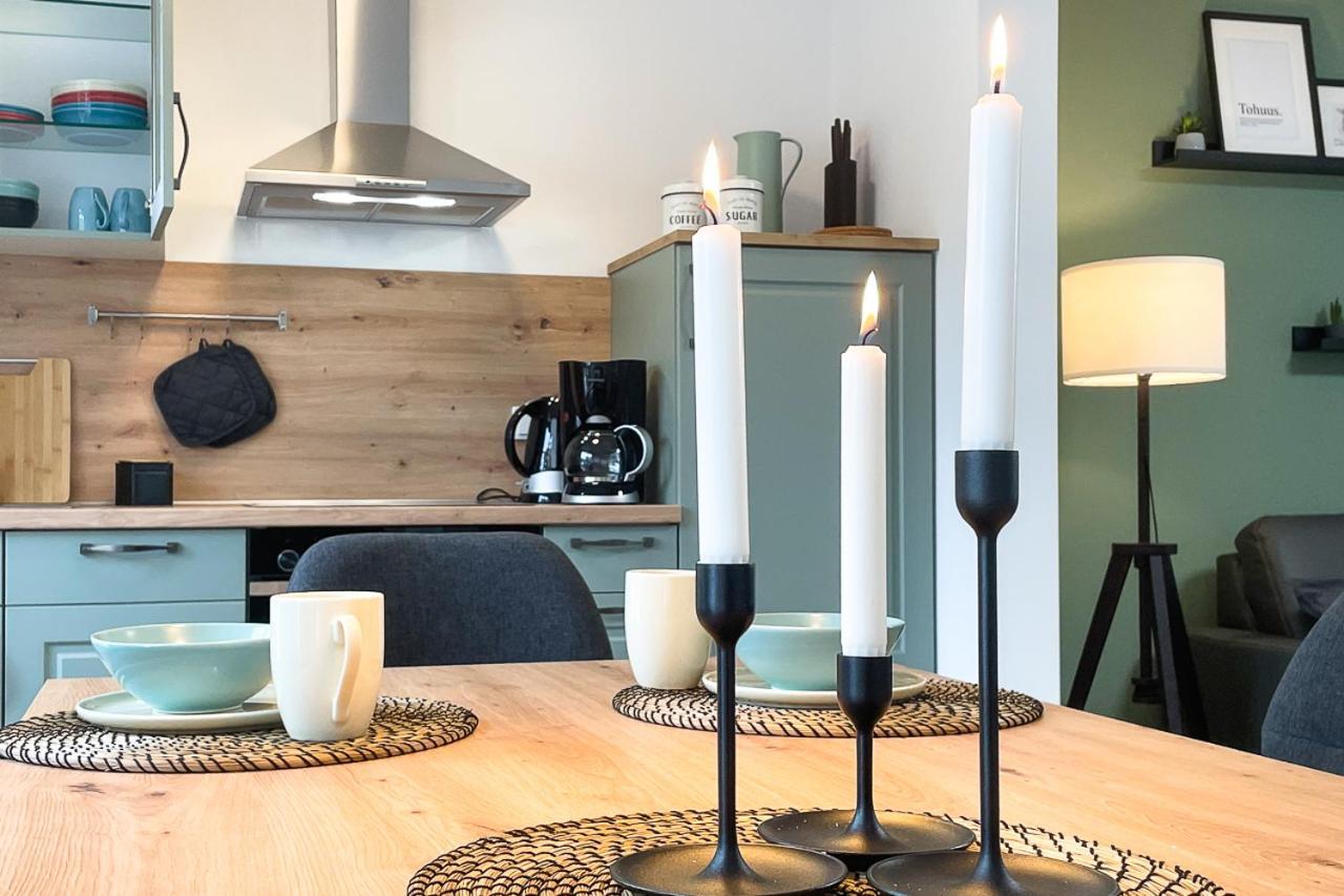 Gut Gross Fedderwarden, Ferienwohnung Mettje Butjadingen Bagian luar foto