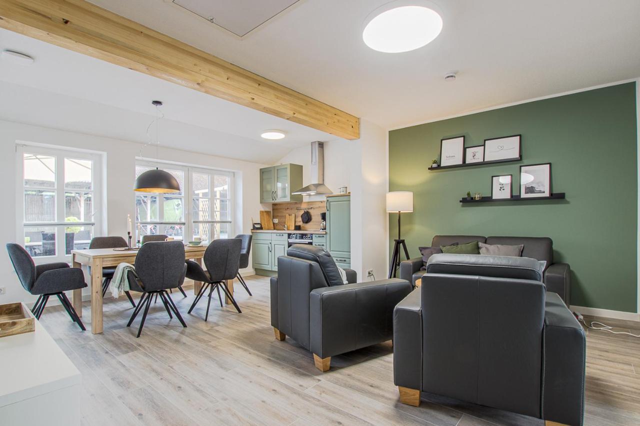 Gut Gross Fedderwarden, Ferienwohnung Mettje Butjadingen Bagian luar foto