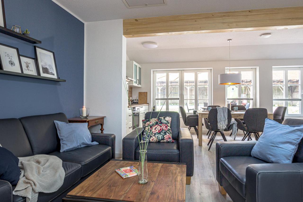 Gut Gross Fedderwarden, Ferienwohnung Mettje Butjadingen Bagian luar foto