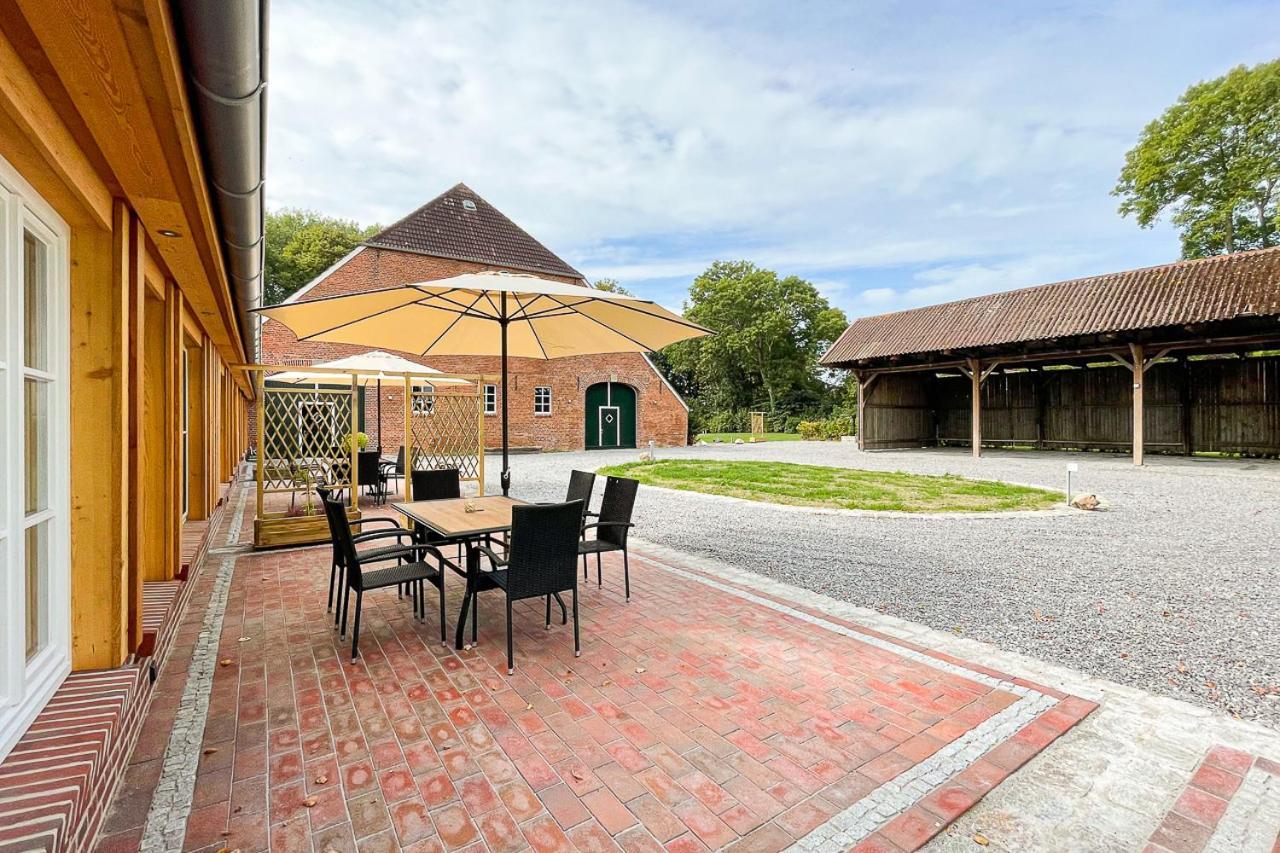 Gut Gross Fedderwarden, Ferienwohnung Mettje Butjadingen Bagian luar foto